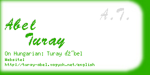 abel turay business card